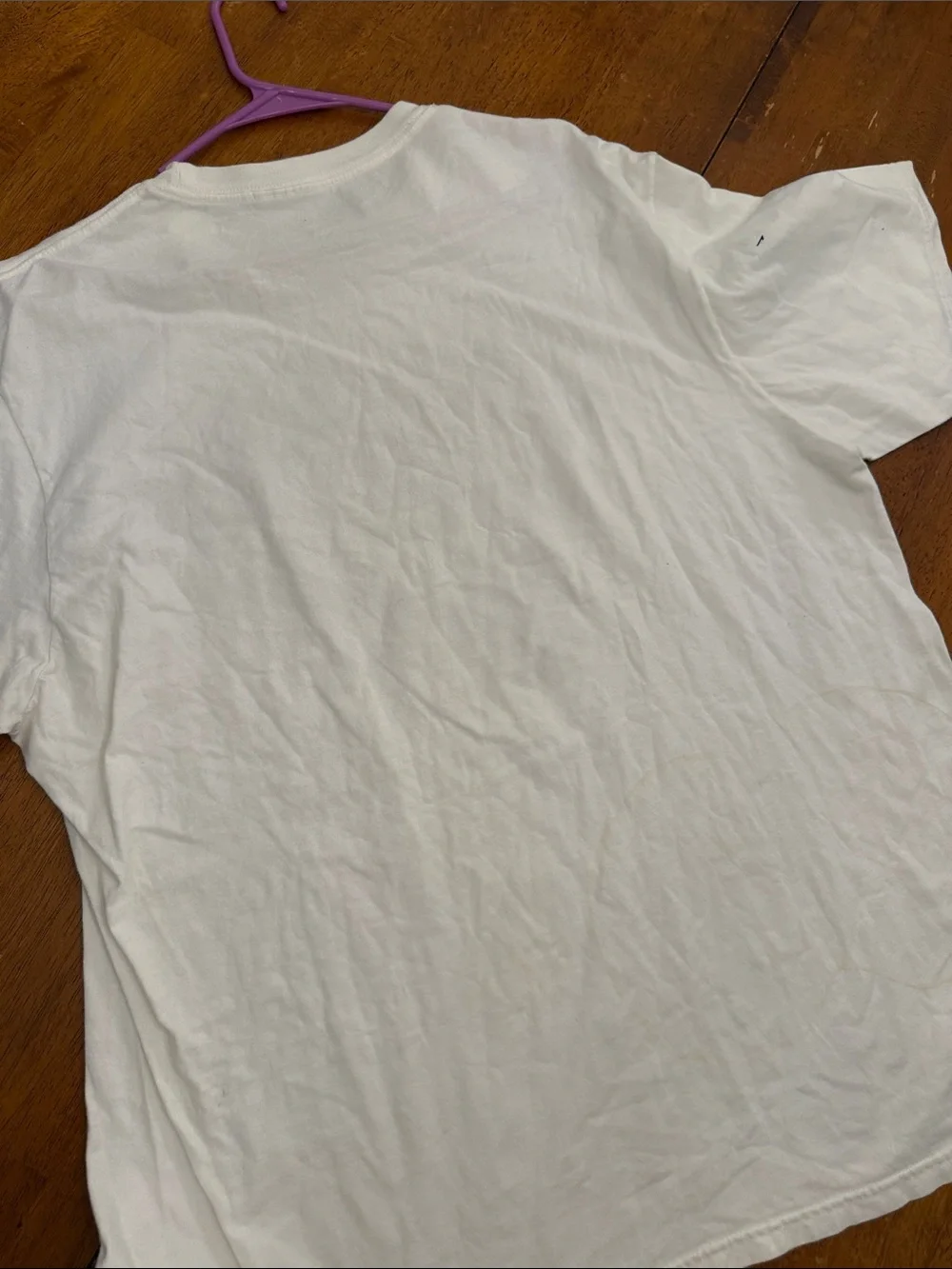 adidas White Lakers Graphic T-Shirt with Purple & Gold Accents xxl